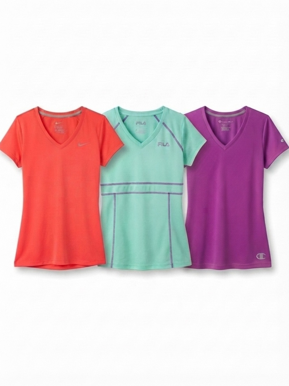 Bundle of 3 High-Performance Active Tops – Perfect for Gym & Running Size Small